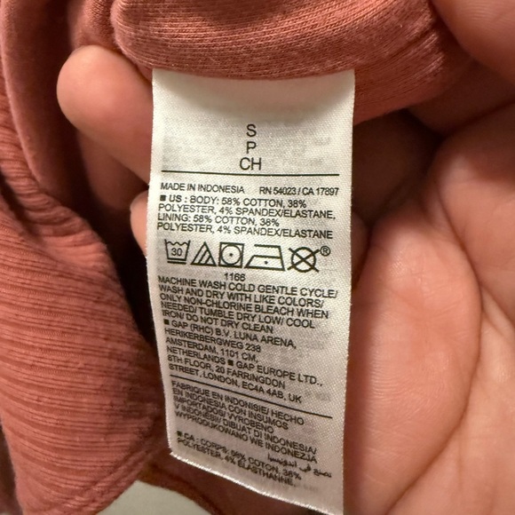 Old Navy Rose  Pink Ribbed Fitted Bodysuit Size Small - Picture 5 of 6